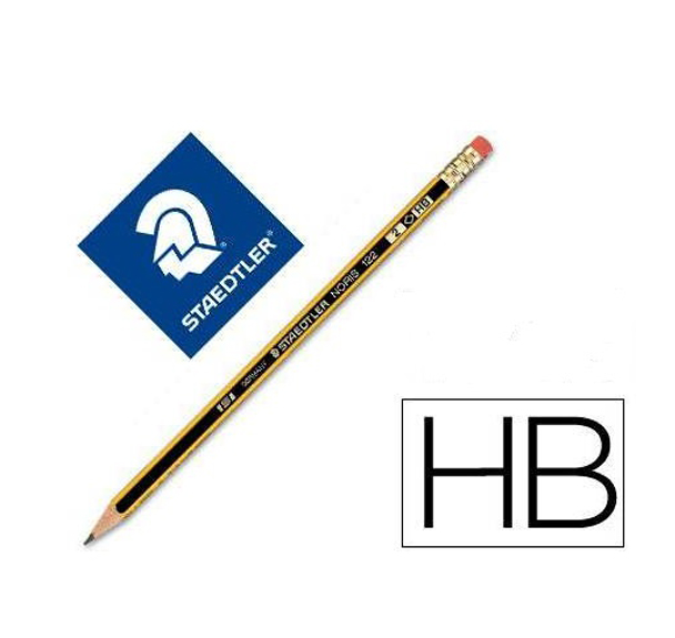 Lapiz Staedtler Noris 2HB con Goma