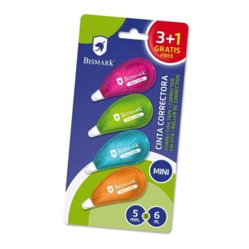 Corrector Cinta Bismark Mini 3+1